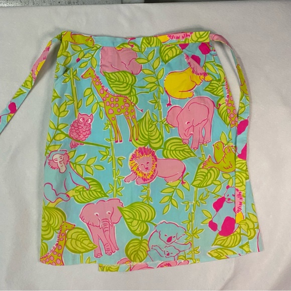 Lilly Pulitzer Vintage Wild Animals Skirt Small - Picture 3 of 9